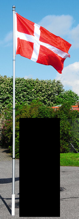 Flagstang teleskop 4 meter